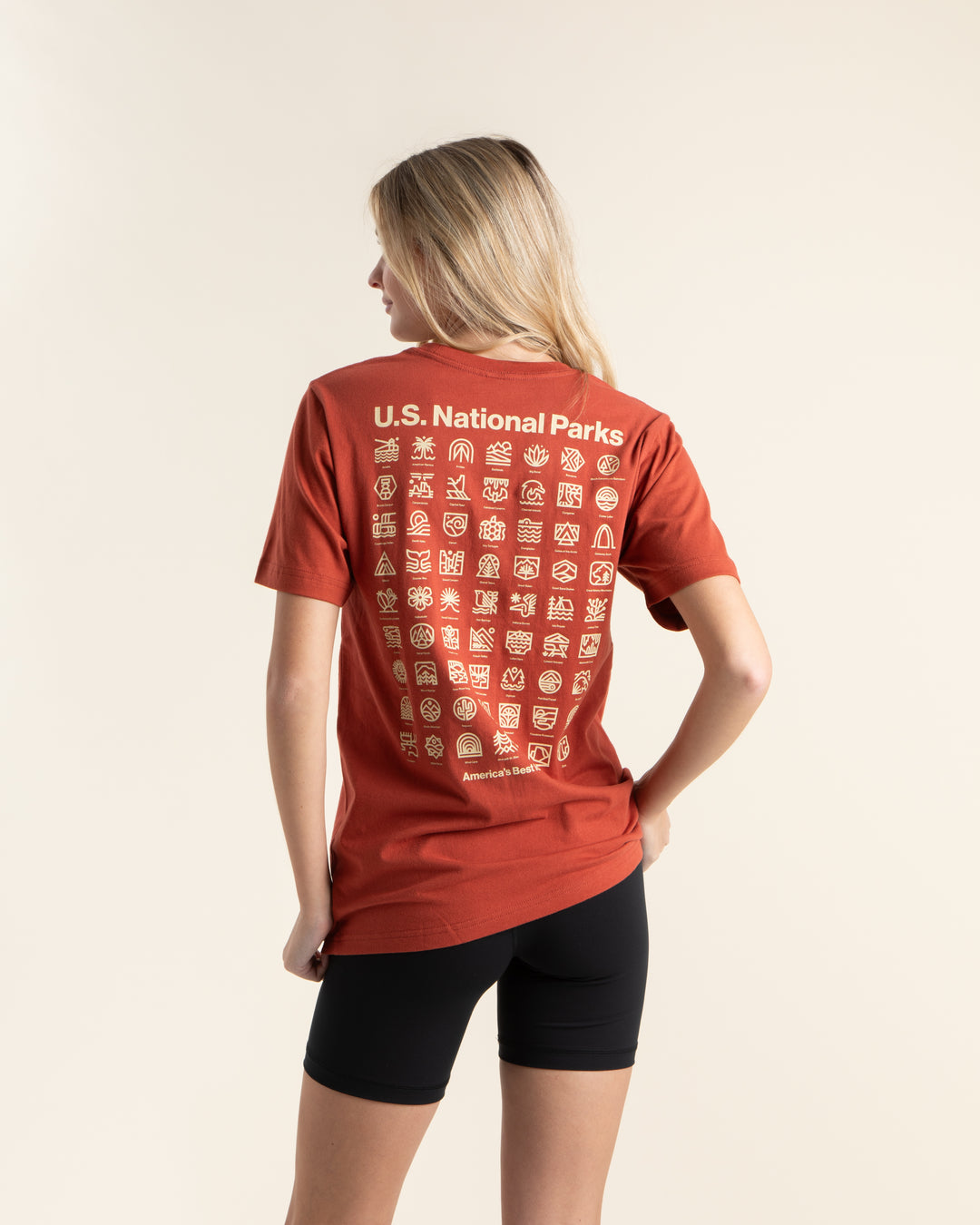 U.S. National Parks Unisex Short Sleeve Tee w/ Pocket Short Sleeve