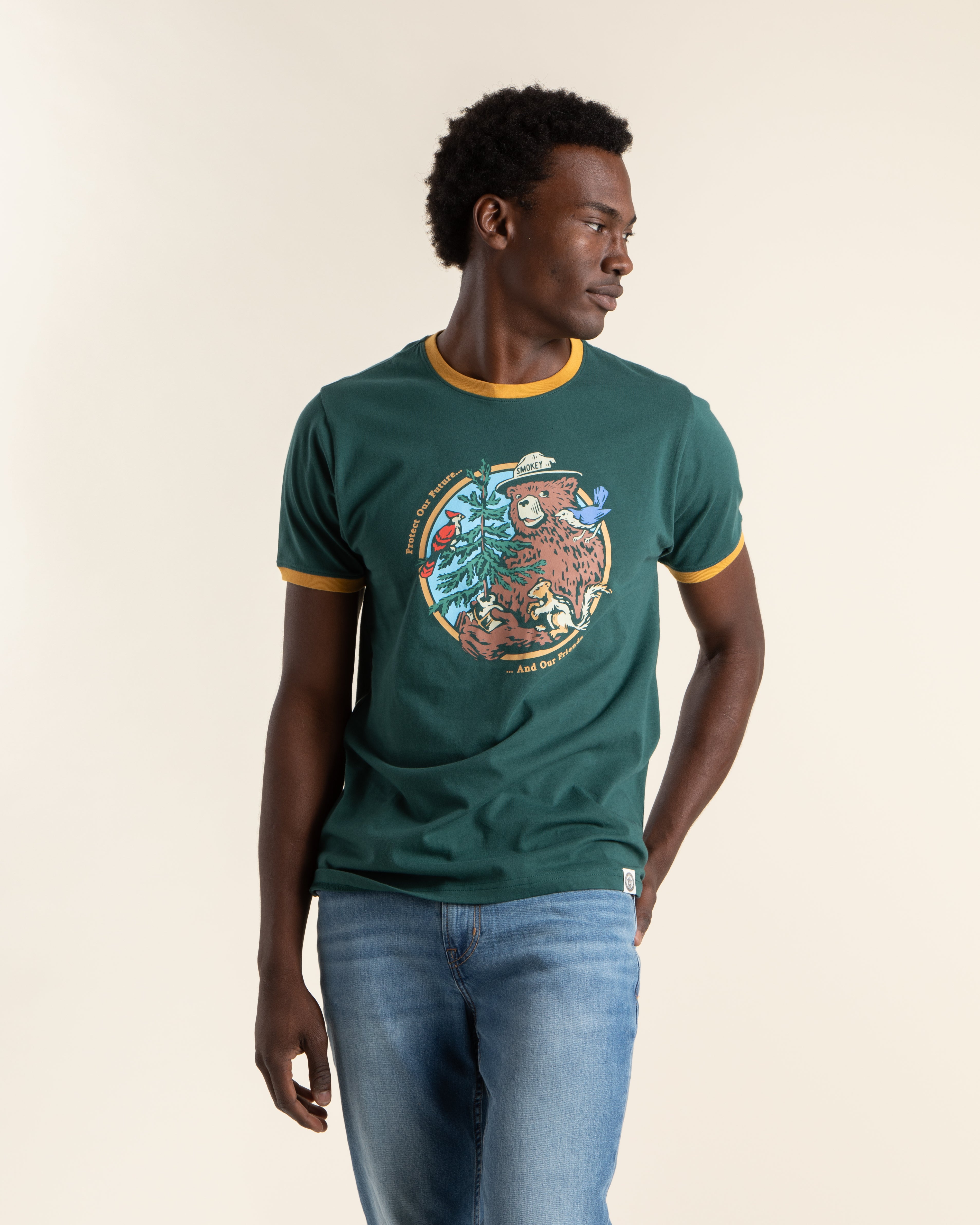 Smokey's Friends Unisex Short Sleeve Ringer Tee – The Landmark Project