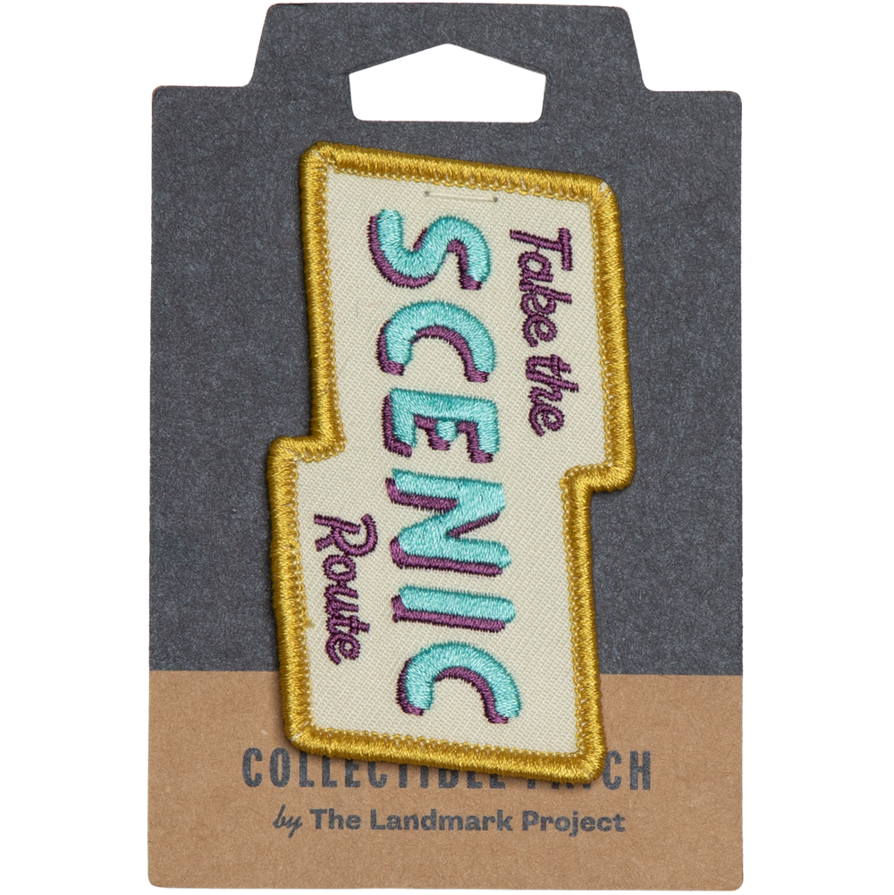 Take the Scenic Route Embroidered Patch Patch