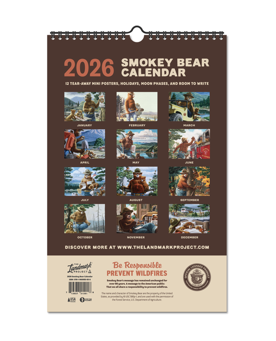 2026 Smokey Bear Calendar Calendar