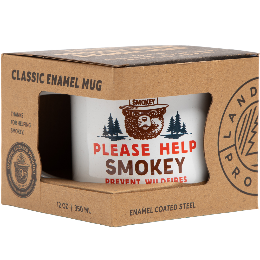 Smokey Bear Enamelware Mug Drinkware