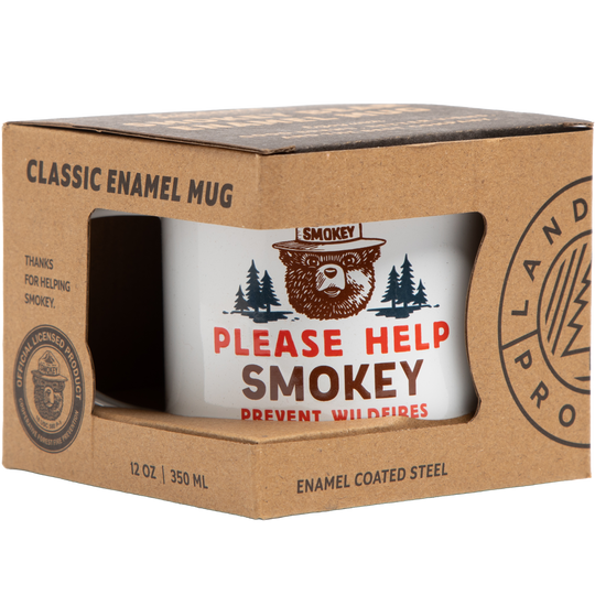 Smokey Bear Enamelware Mug Drinkware