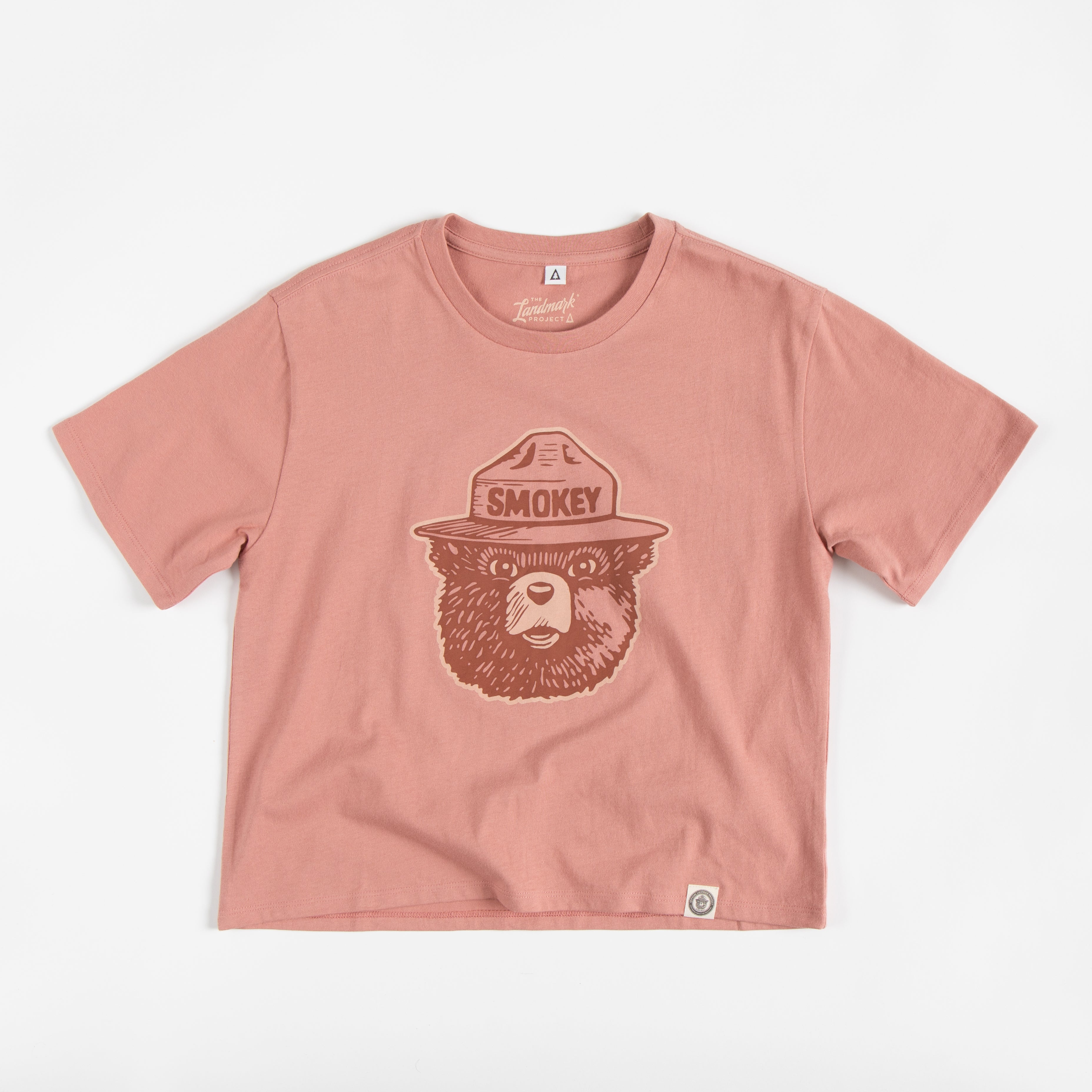 Smokey Logo Women's Short Sleeve Boxy Tee – The Landmark Project