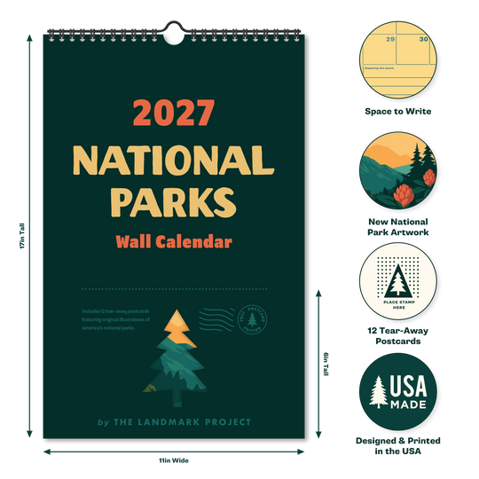 2027 National Parks Calendar Calendar