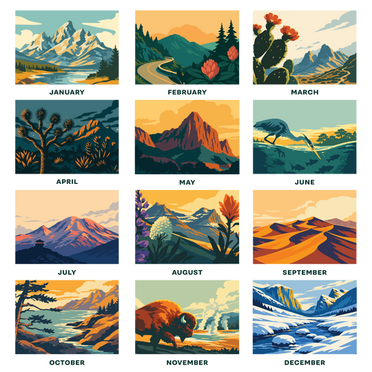 2027 National Parks Calendar Calendar