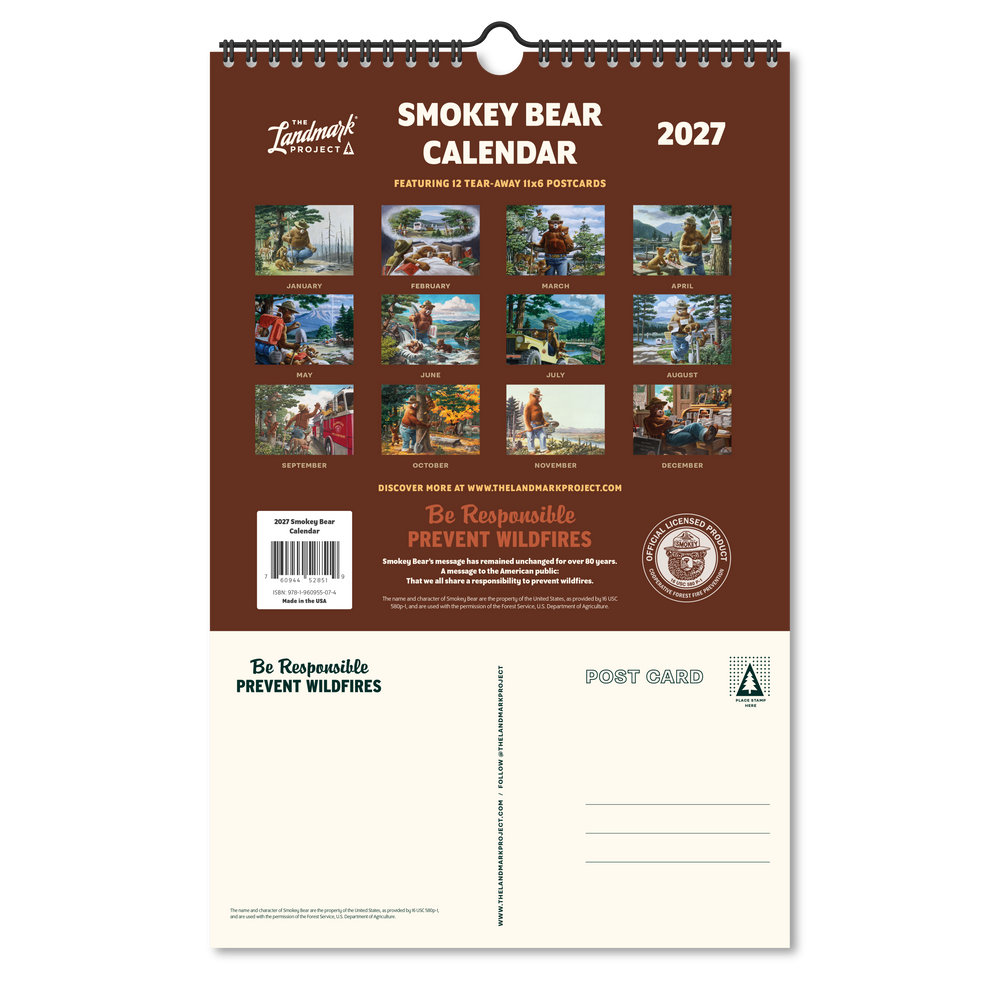 2027 Smokey Bear Calendar Calendar