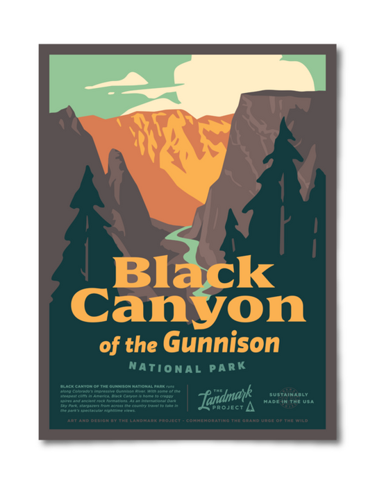 Black Canyon of the Gunnison National Park Poster Poster 12x16 