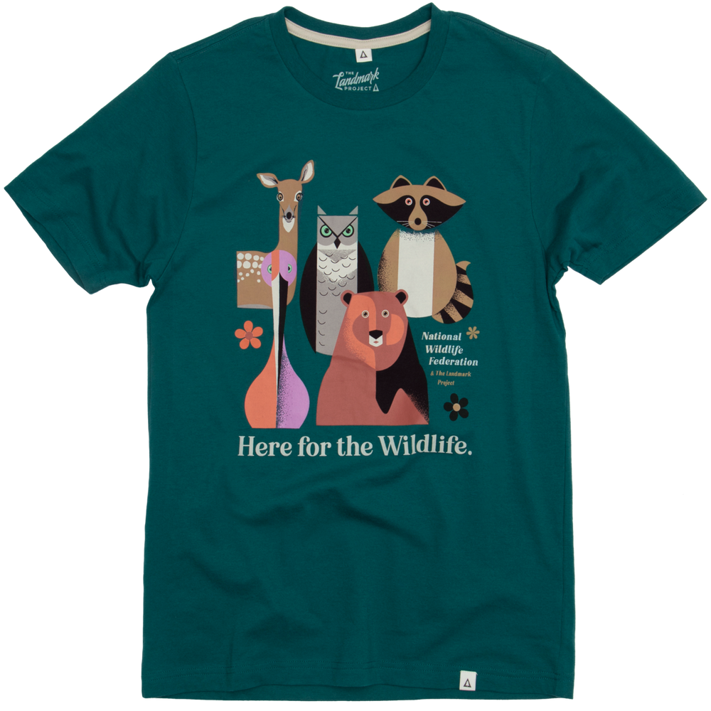 Here for the Wildlife Unisex Short Sleeve Tee Short Sleeve Verdant XS