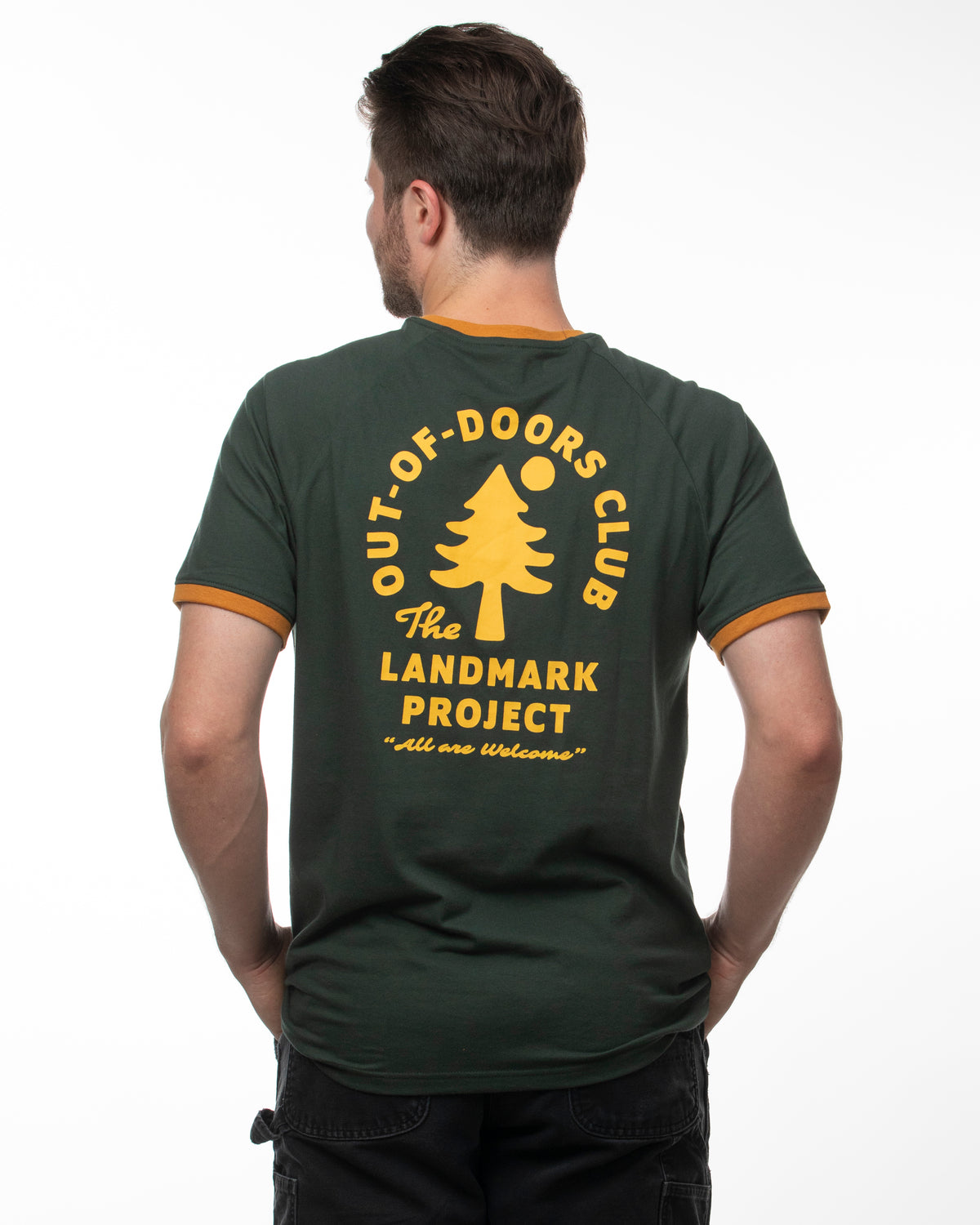 新品　BRIEFING BIG BEAT SHIRT RELATED FIT Out-of-Doors Club Unisex Short Sleeve Raglan Ringer Pocket Tee