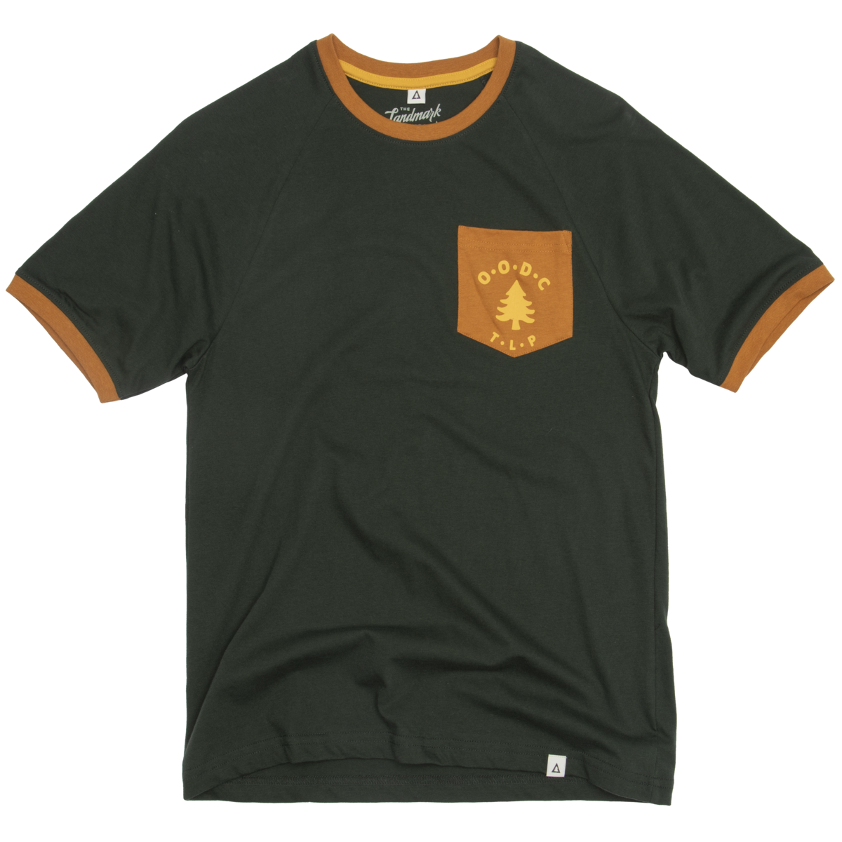 Out-of-Doors Club Unisex Short Sleeve Raglan Ringer Pocket Tee Out-of-Doors Club Unisex Short Sleeve Raglan Ringer Pocket Tee