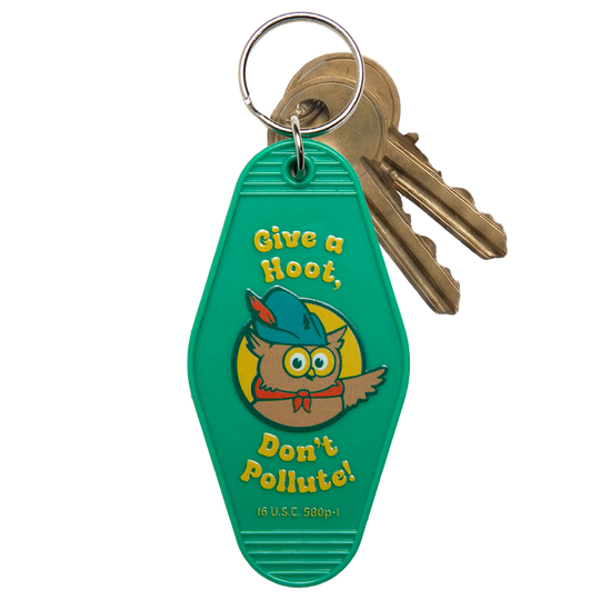 Give A Hoot Keychain