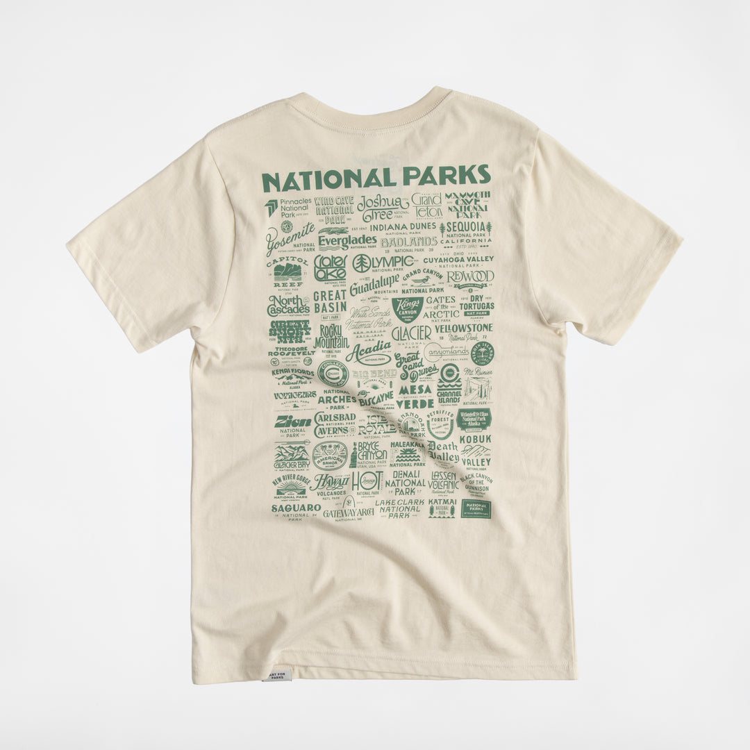 See America's National Parks Unisex Short Sleeve Pocket Tee Short Sleeve
