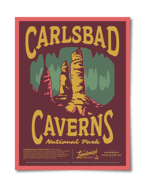 Carlsbad Caverns National Park Poster Poster 12x16 