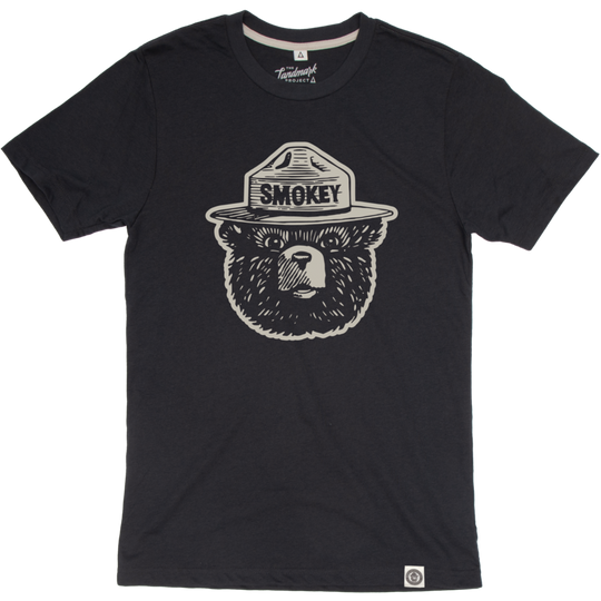 Smokey Bear Logo Tee Short Sleeve Deep Navy XS