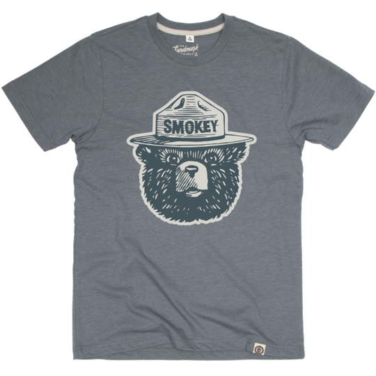 Smokey Bear Logo Tee Short Sleeve Manatee XS