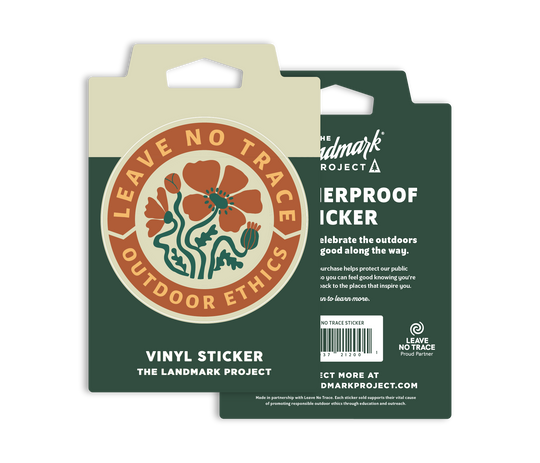 Leave No Trace Outdoor Ethics Sticker Sticker