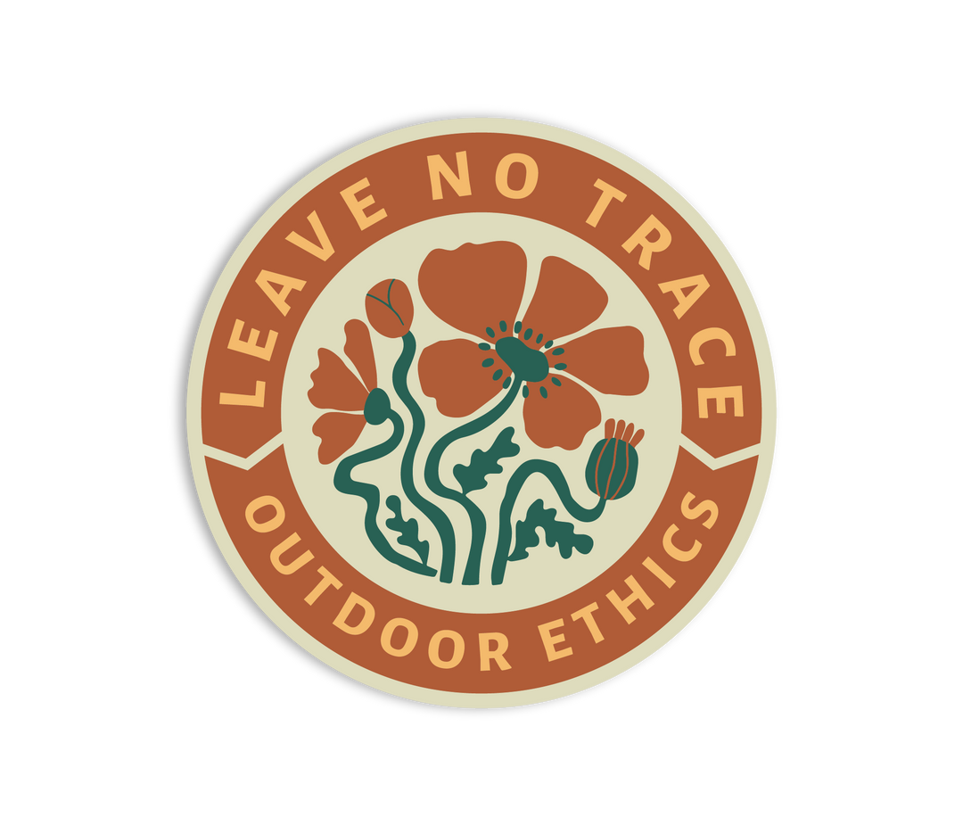 Leave No Trace Outdoor Ethics Sticker Sticker