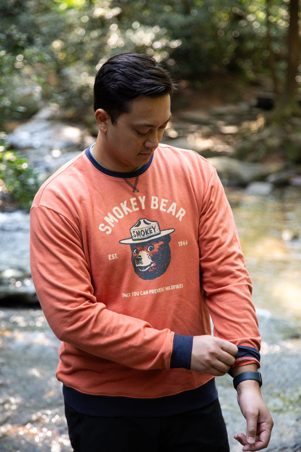 Smokey Bear Varsity Sweatshirt – The Landmark Project