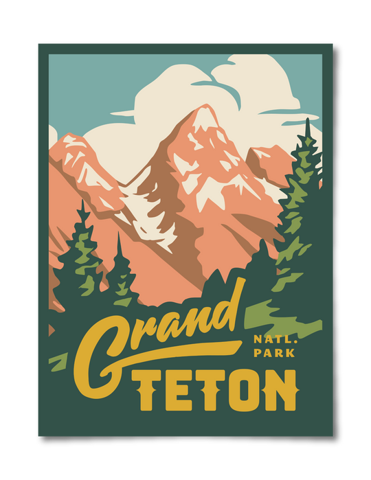 Grand Teton Overlook Poster Poster  