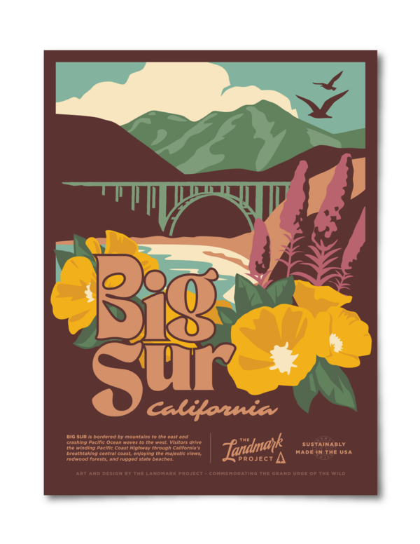 Big Sur Poster – The Landmark Project Big Sur Poster – The Landmark Project