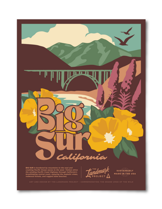 Big Sur Poster Poster 12x16 