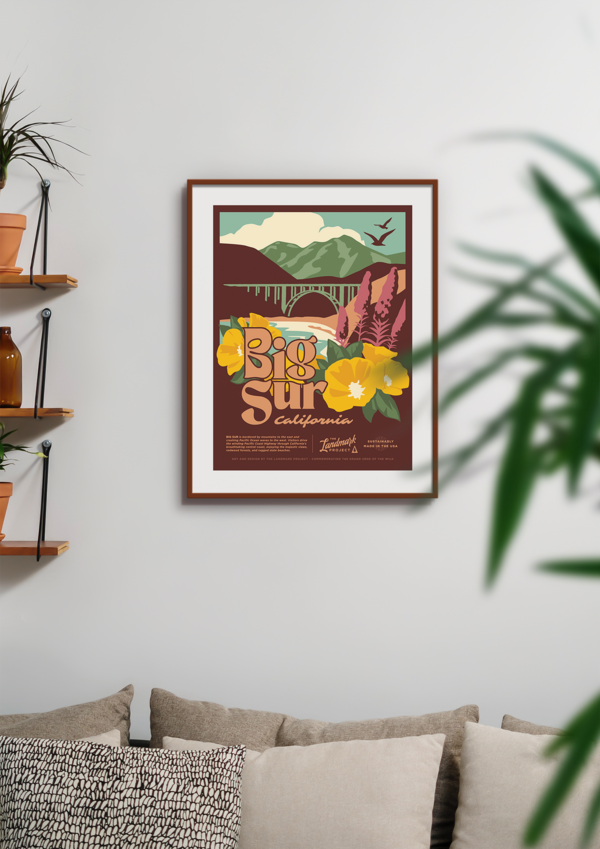 Big Sur Poster – The Landmark Project Big Sur Poster – The Landmark Project