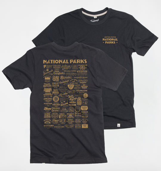 National Park Type Unisex Short Sleeve Tee Short Sleeve