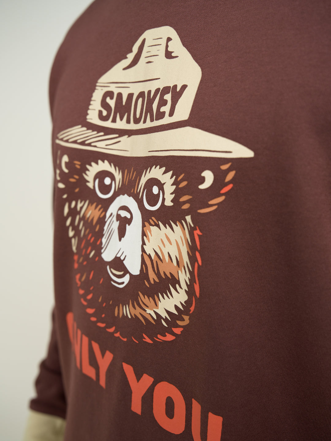 Smokey Bear Unisex Crewneck Sweatshirt Outerwear