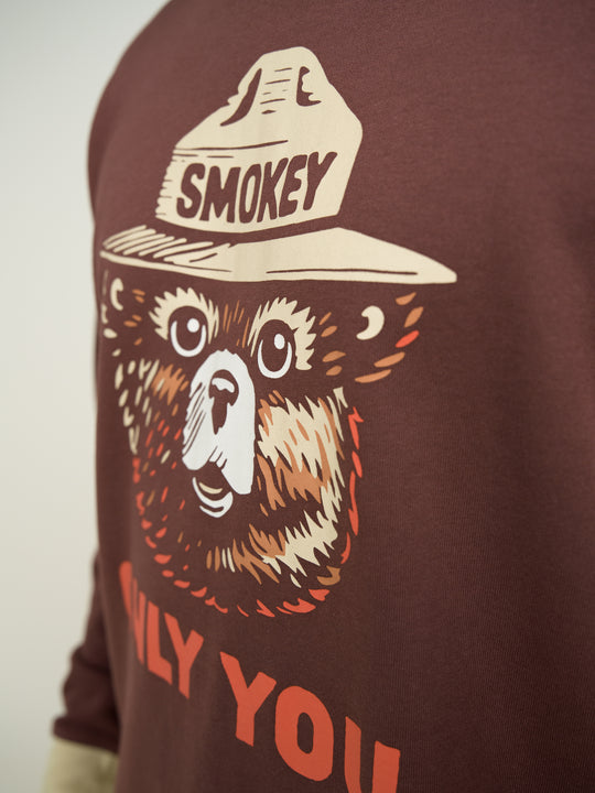 Smokey Bear Unisex Crewneck Sweatshirt Outerwear