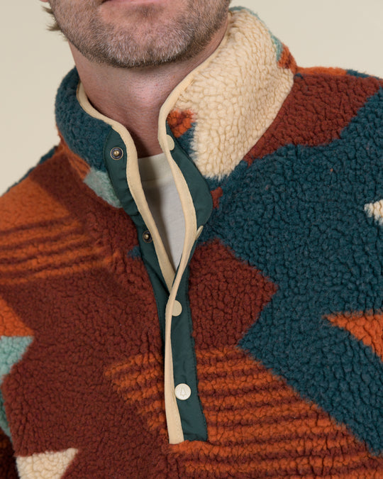Traverse Unisex Half Snap Sherpa Outerwear
