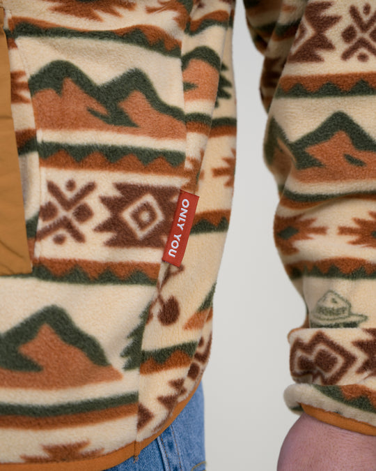 Smokey Bear Unisex Half Zip Fleece Outerwear