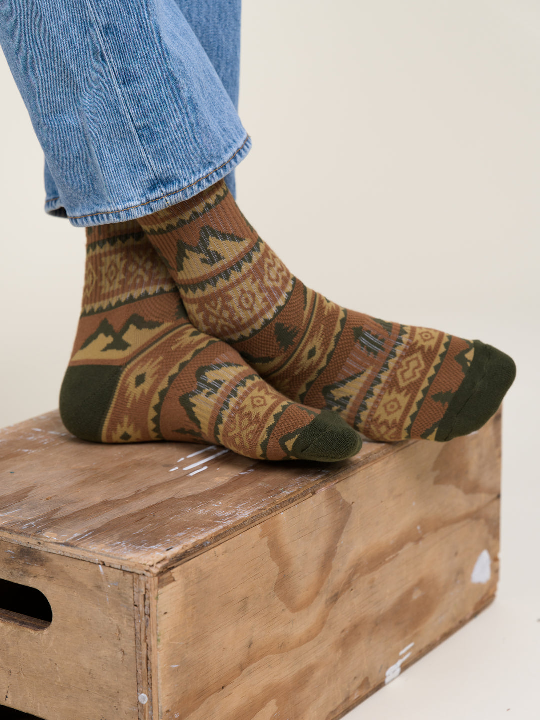 Western Fade Sock Socks