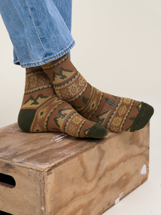 Western Fade Sock Socks