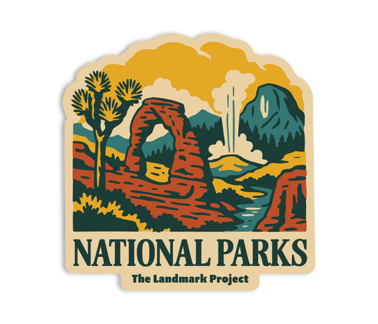 National Parks Montage Sticker Sticker