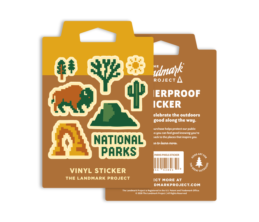 National Parks Pixels Sticker Sticker