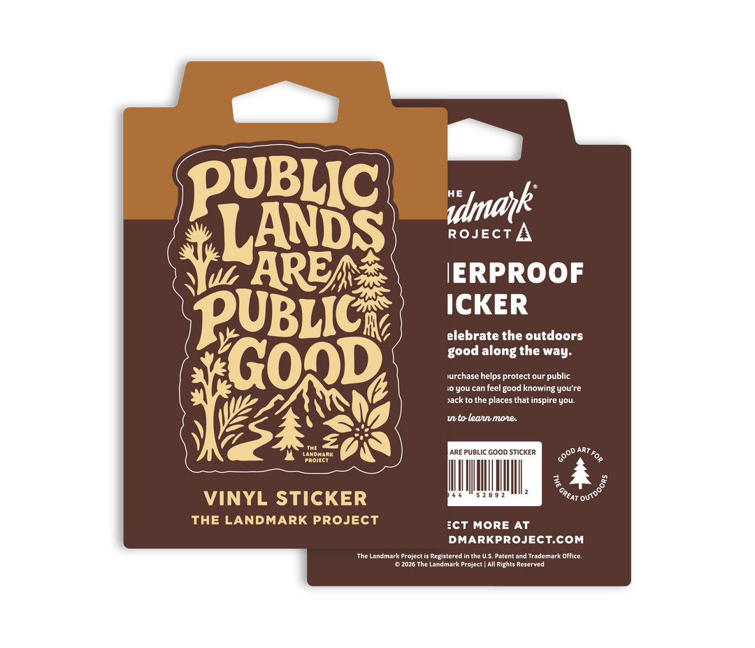 Public Lands Are Public Good Sticker Sticker