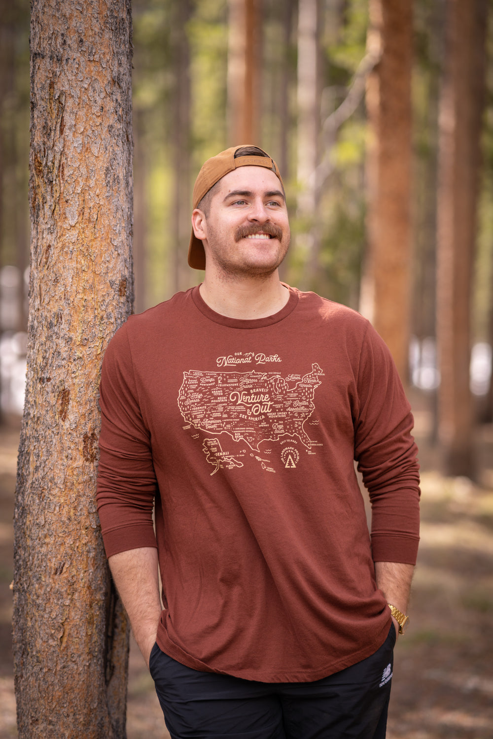 NPS Map Unisex Long Sleeve Tee Long Sleeve  