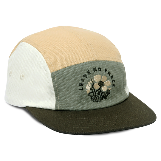 Leave No Trace 5-Panel Camp Hat Hat Almond/Forest