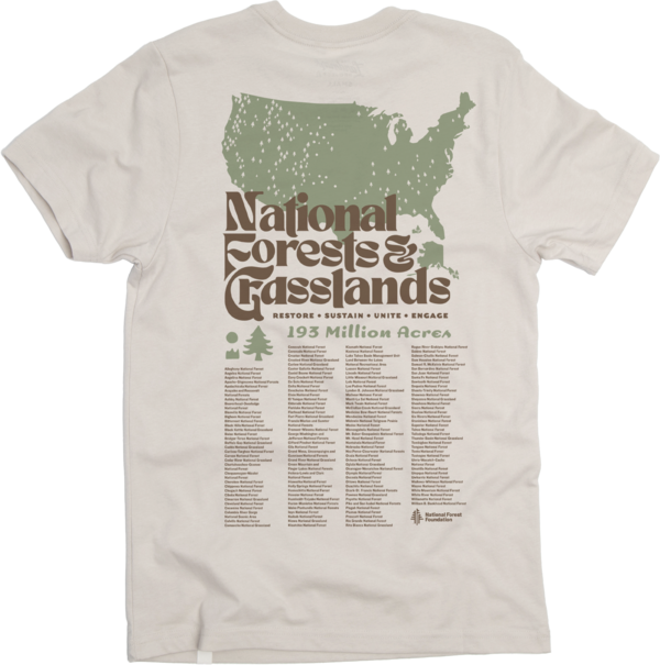 National Forests and Grasslands Tee Short Sleeve Dune XS