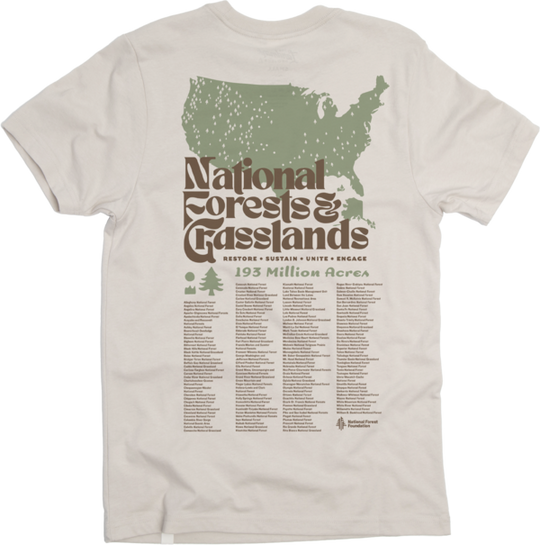 National Forests and Grasslands Tee Short Sleeve Dune XS