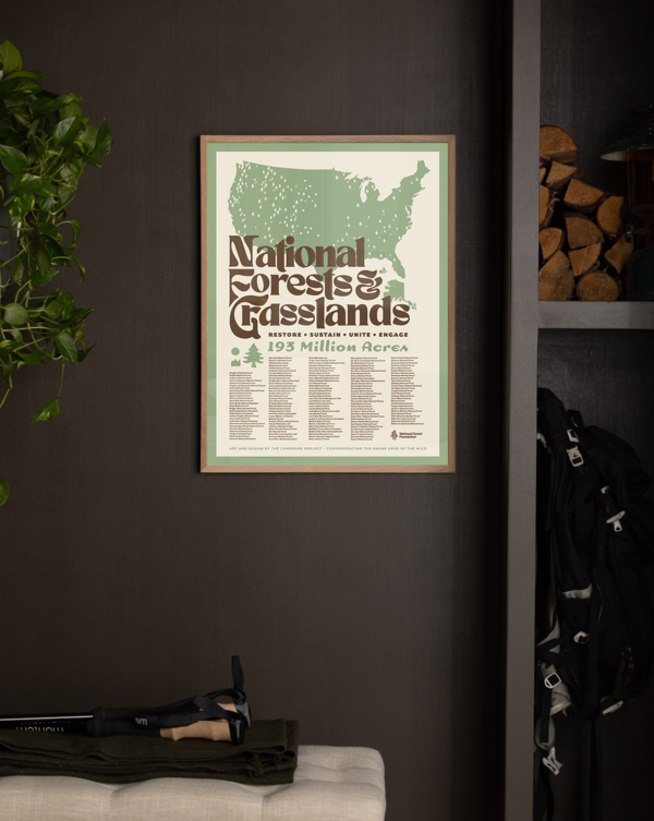 National Forests and Grasslands Poster Paper Goods  