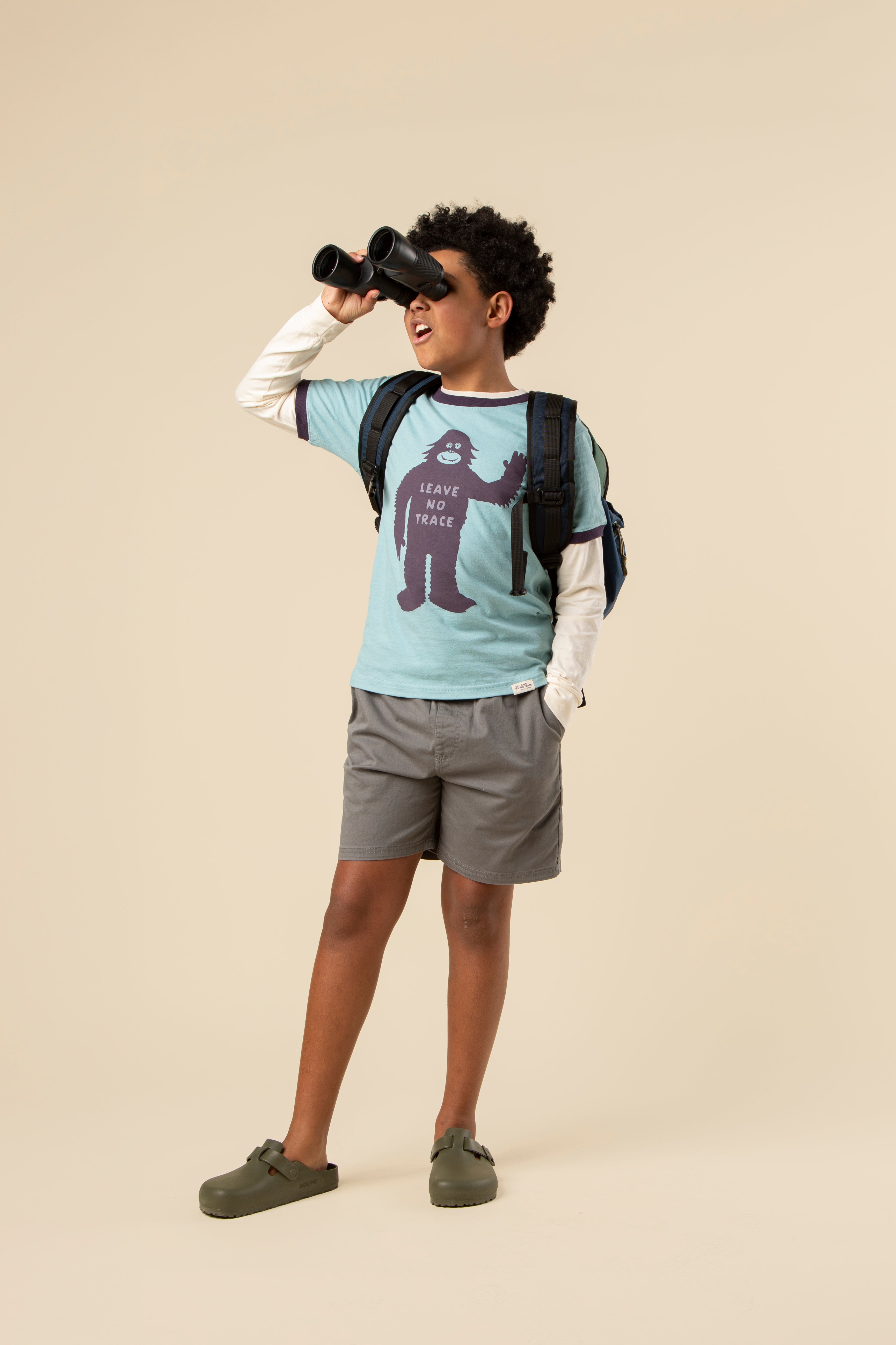 Leave No Trace Youth Short Sleeve Ringer Tee – The Landmark Project