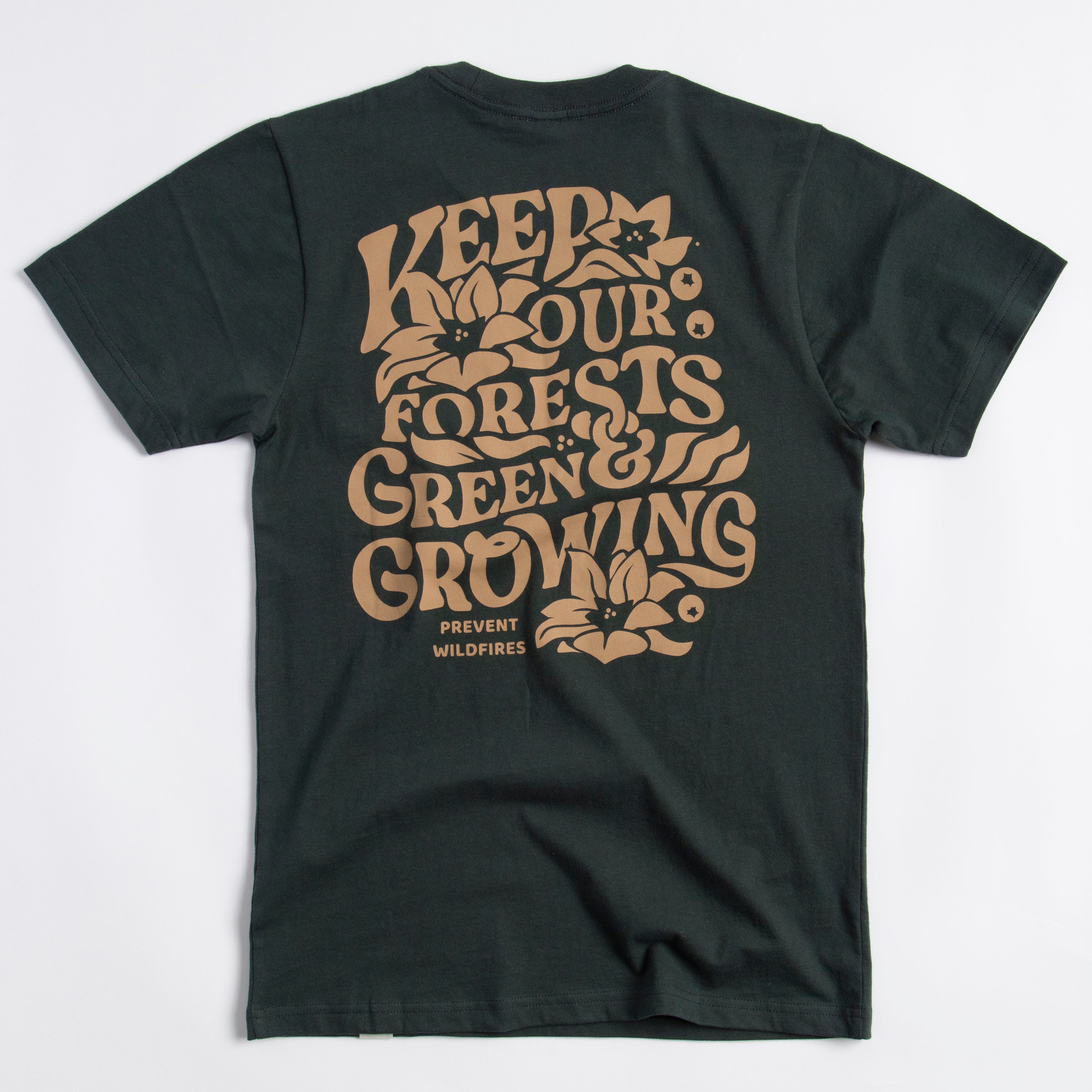 Keep Our Forests Green and Growing Unisex Short Sleeve Pocket Tee