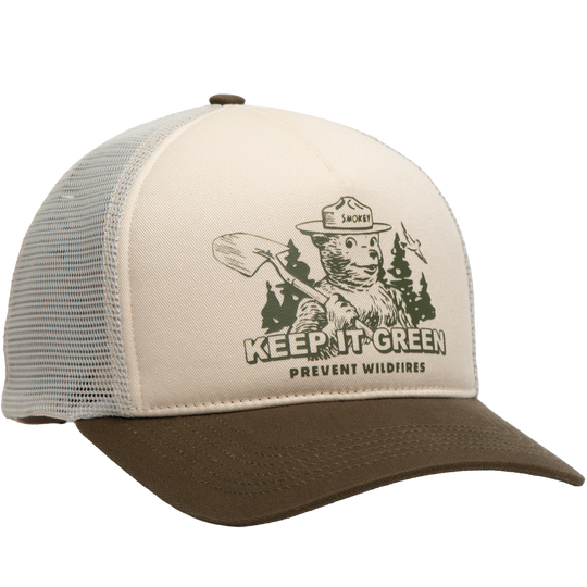 Keep It Green 5-Panel Trucker Hat Hat Sand/Vine