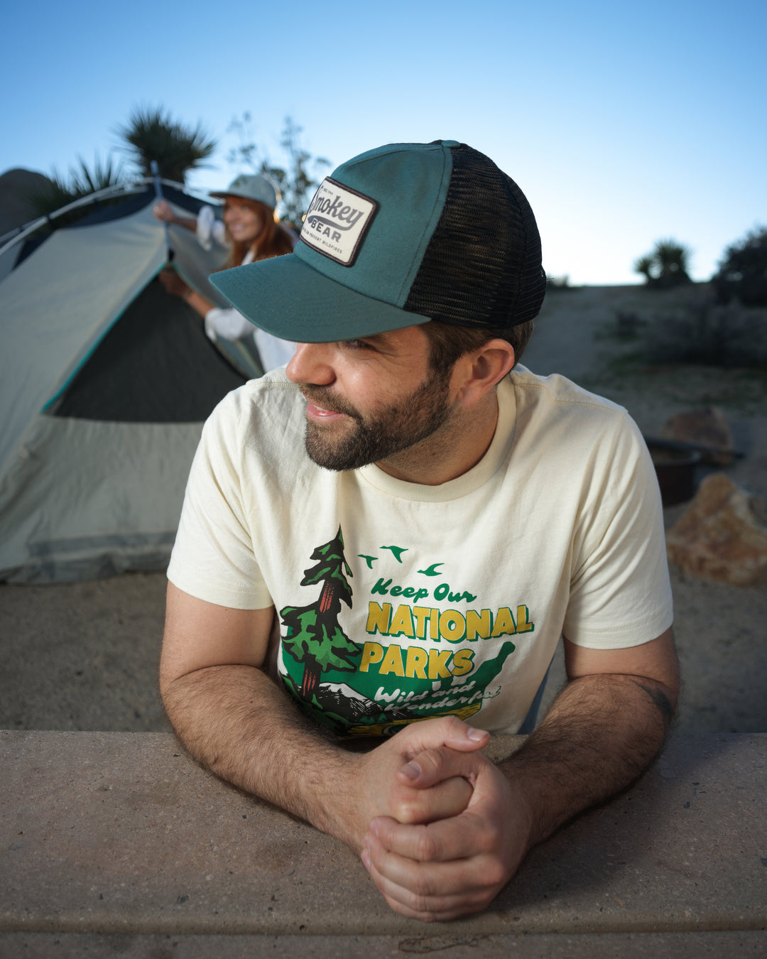 Smokey Script 5-Panel Trucker Hat Hat