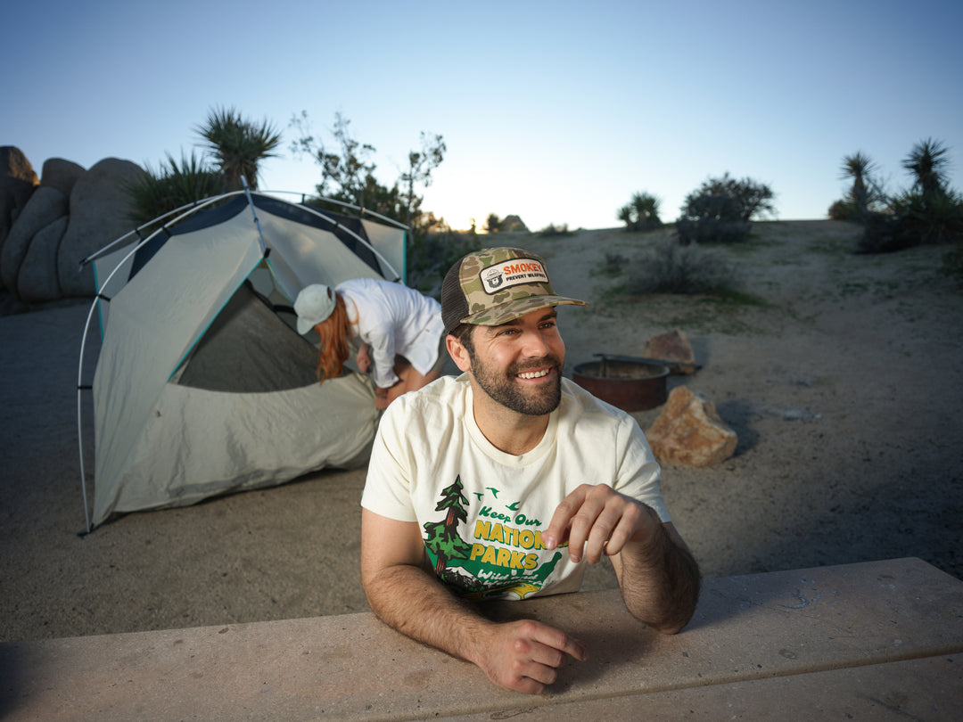 Smokey Camo 5-Panel Trucker Hat Hat