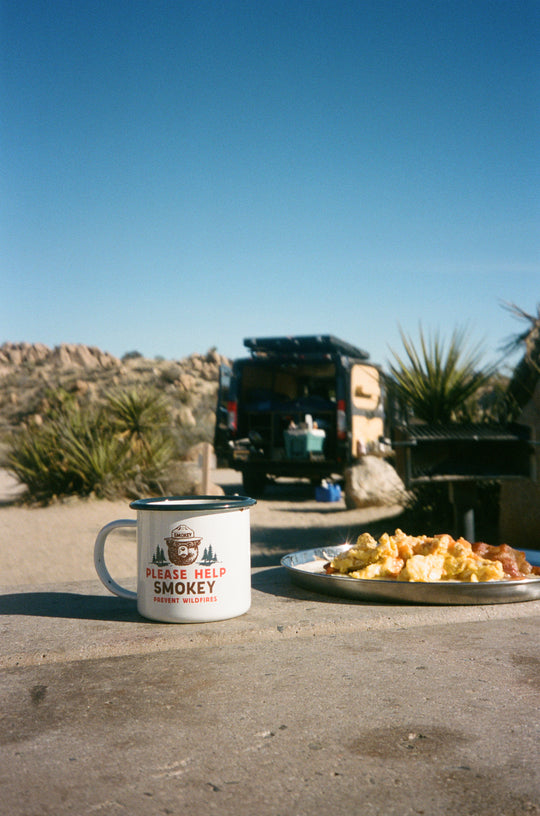 Smokey Bear Enamelware Mug Drinkware
