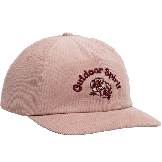 Outdoor Spirit 5-Panel Corduroy Hat Hat Light Mauve