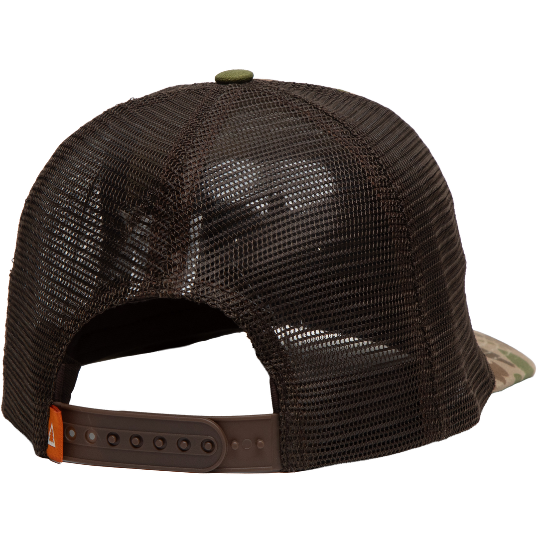 Smokey Camo 5-Panel Trucker Hat Hat
