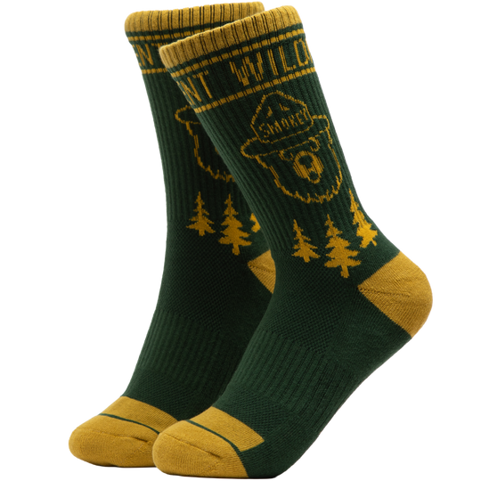 Smokey Emblem Sock Socks Pine S/M